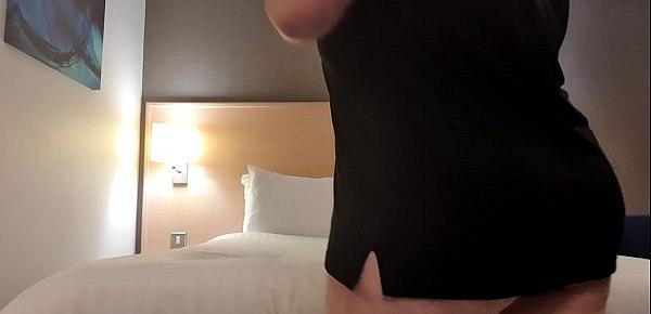  Hear how wet that pussy is as it bounces twerks and shakes sexy whore in a hotel room teasing in her long tee playing around moving her ass in multiple positions harmony reigns is super busty and curvy
